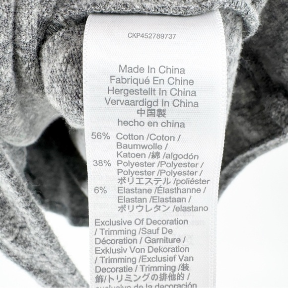 ✅ MADEWELL GREY Crewneck Short-Sleeve Thong Bodysuit SIZE LARGE - Picture 5 of 8